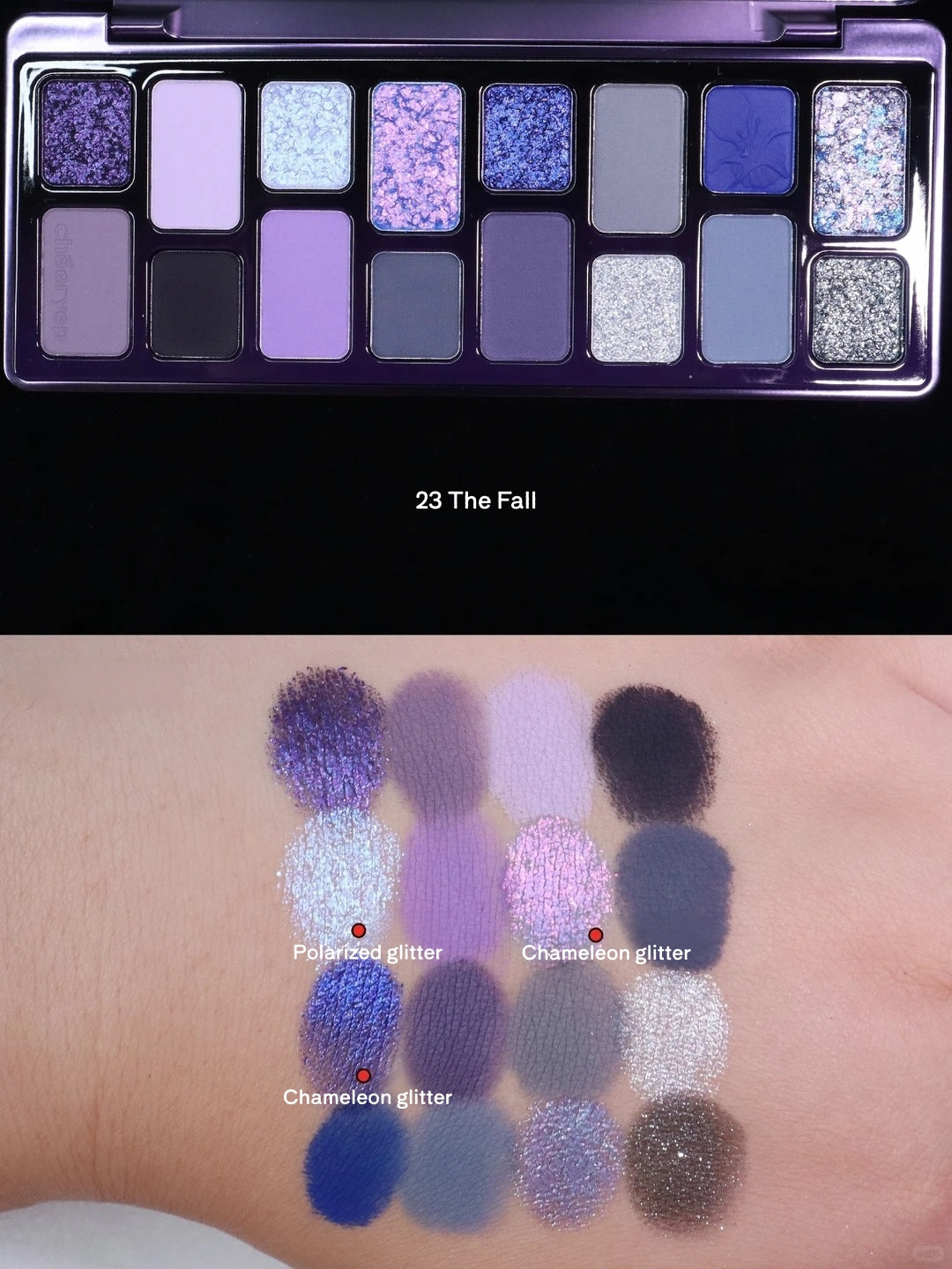 QianYan Fall into Forbidden Garden Collection 16-color Eyeshadow Palette T6023