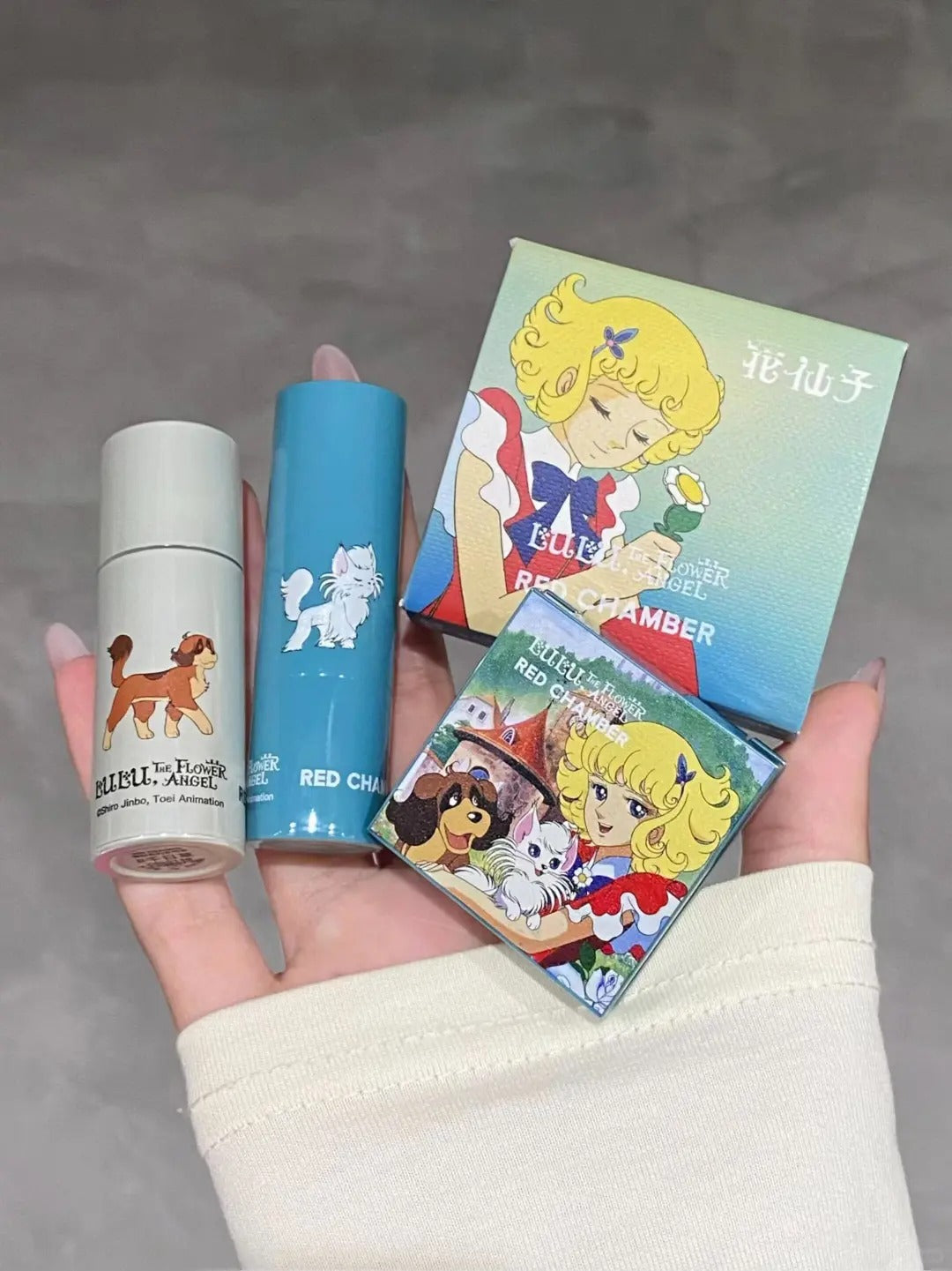 RED CHAMBER X LULU Flower Angel Multi-Use Makeup Liquid For Blusher & Eyeshadow & Lipstick T4152
