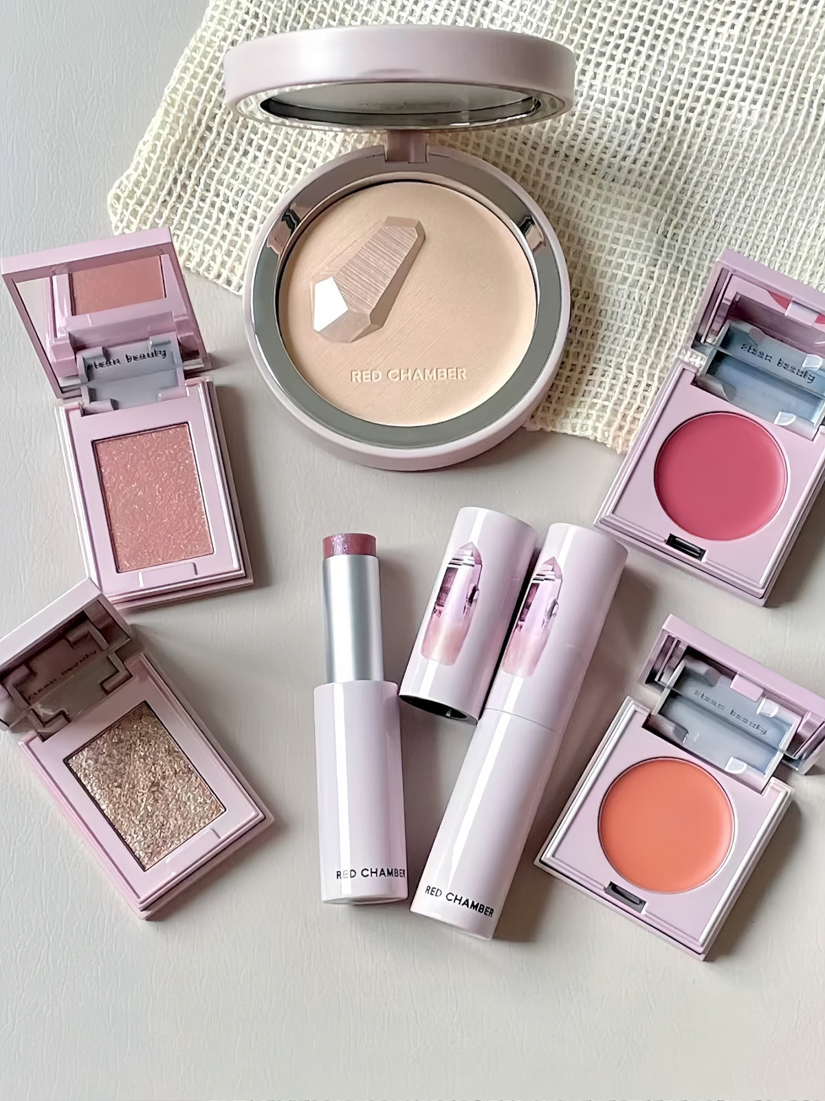 RED CHAMBER Crystal Collection Eyeshadow & Makeup Cream & Stick T5252