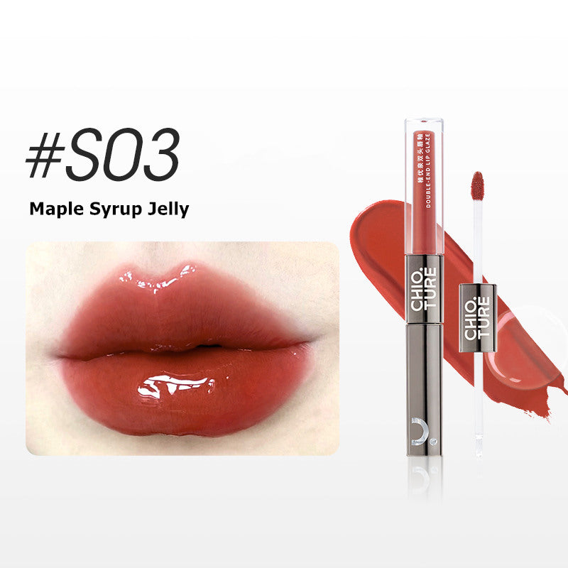 CHIOTURE Double-ended Matte & Mirror Lip Glaze T3694