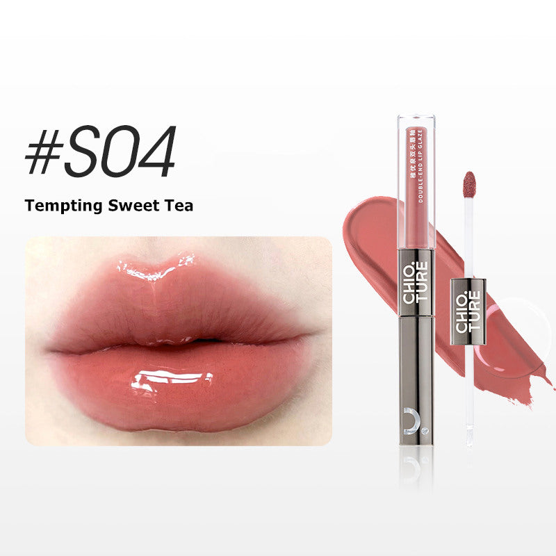 CHIOTURE Double-ended Matte & Mirror Lip Glaze T3694