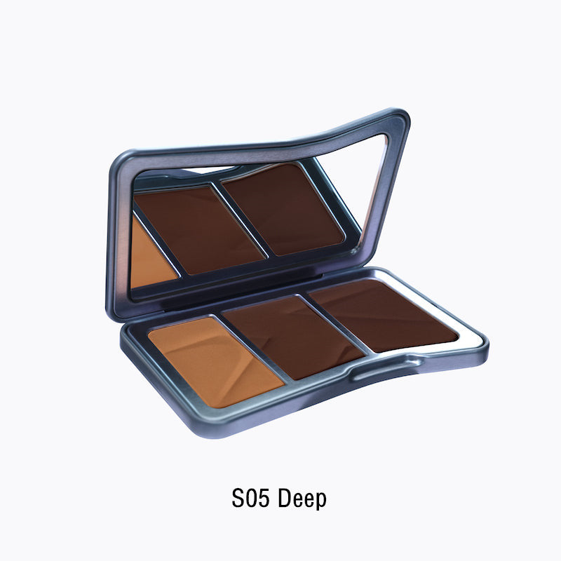 KALEIDOS Symphony Tricolor Matte Contour Palette T3532