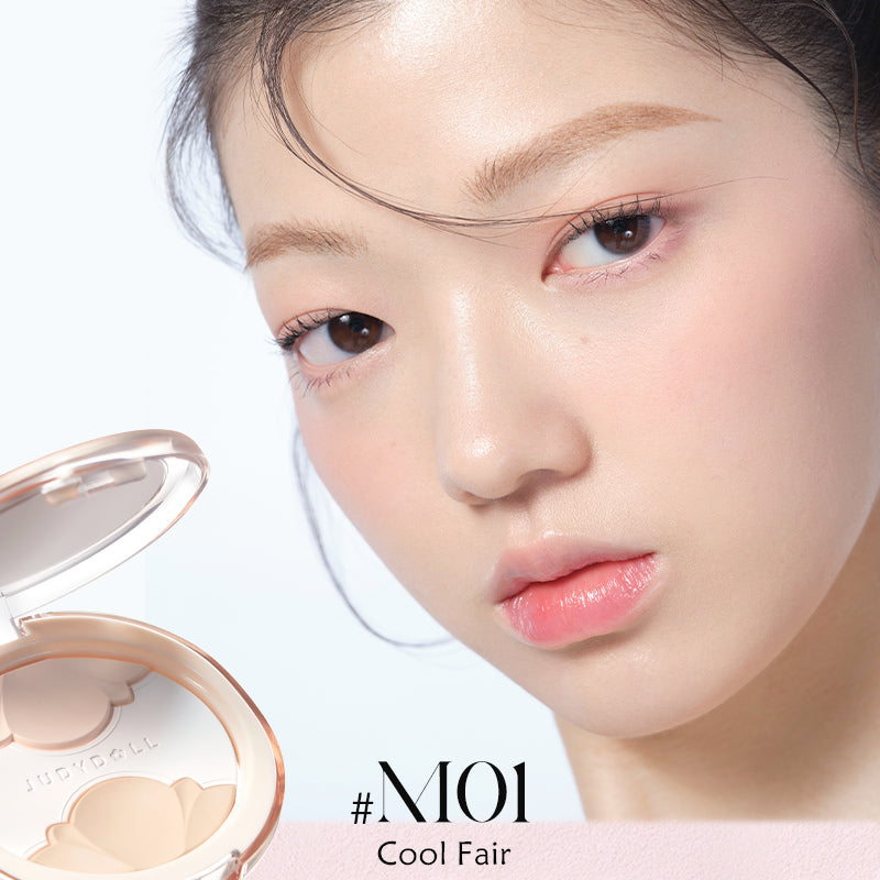 JUDYDOLL Glamorous Glaze Series 3-Color Matte Pressed Powder T3966