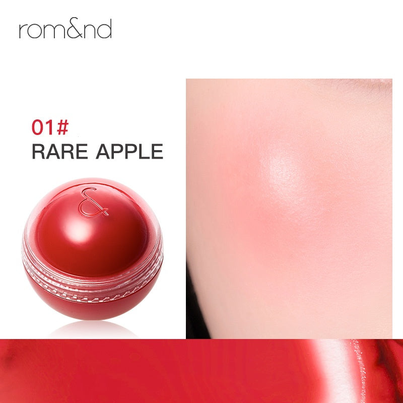 ROMAND Juicy Roll Cheek Glossy Makeup Blusher Ball T4838