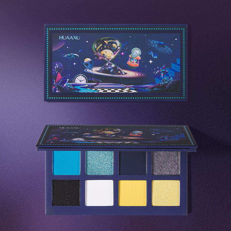 HUAXU Wonderful World 8-Color Eyeshadow Palette T3849