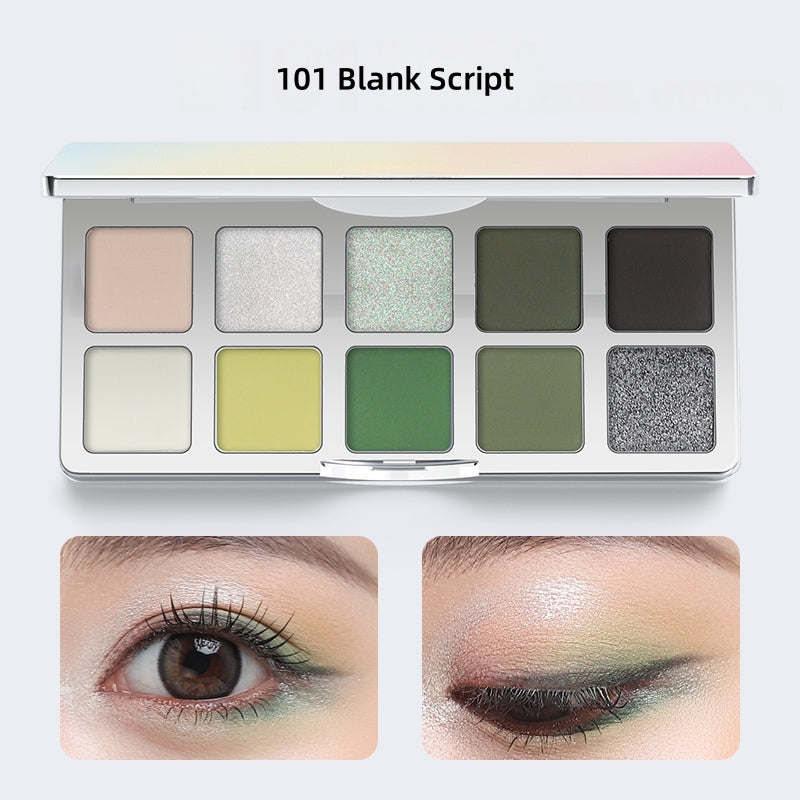 SheDella Colorful Dream 10-Color Eyeshadow Palette T4434