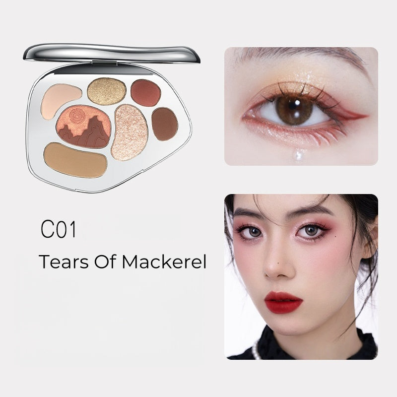 CATKIN Silver Mirror 7-color All-In-One Makeup Palette T5027