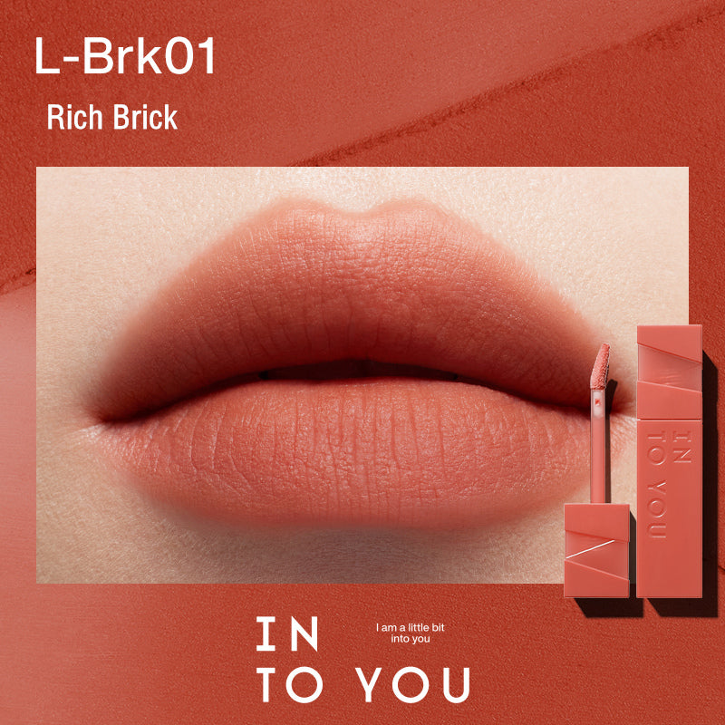 INTO YOU Printed Color Series Soft Mist Velvet Matte Lip Glaze T3211