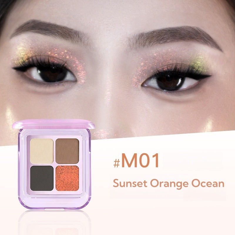 GELLA'S Color Phantom 4-color Chameleon Eyeshadow Palette T4583