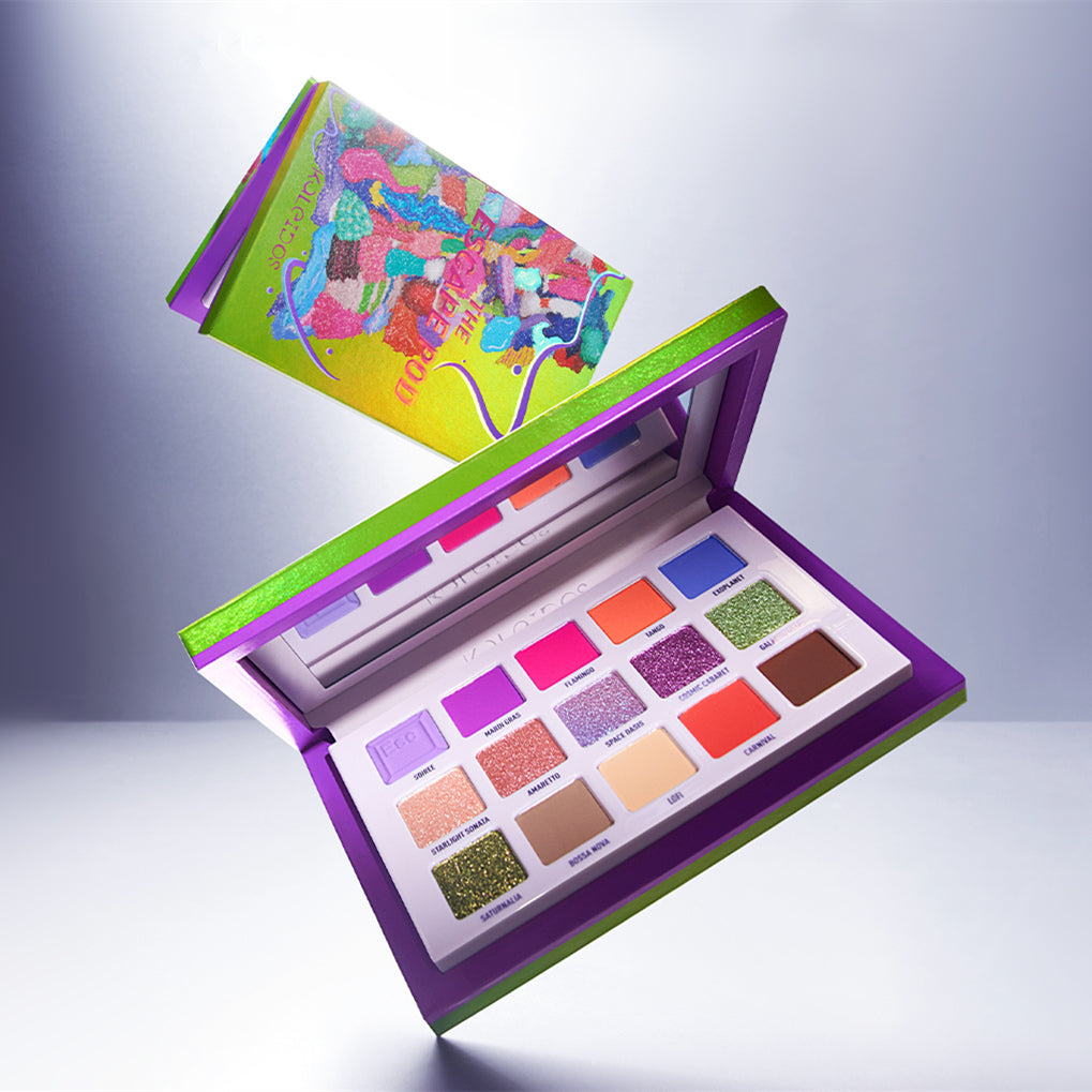 KALEIDOS Escape Pod Collection 15-color Chameleon Eyeshadow Palette T3 ...