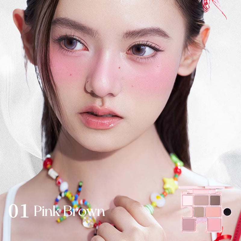 ORIGINAL ARTIST Pearlescent & Matte Smoky Eyeshadow Palette T5371