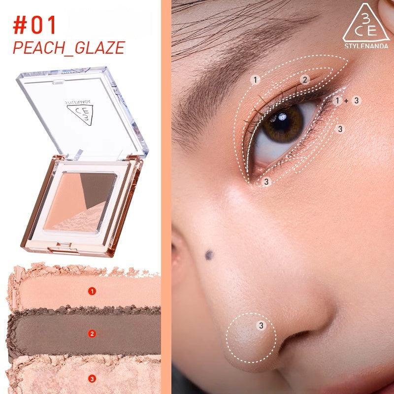 3CE 3-color Color Grid Eyeshadow Palette T5181