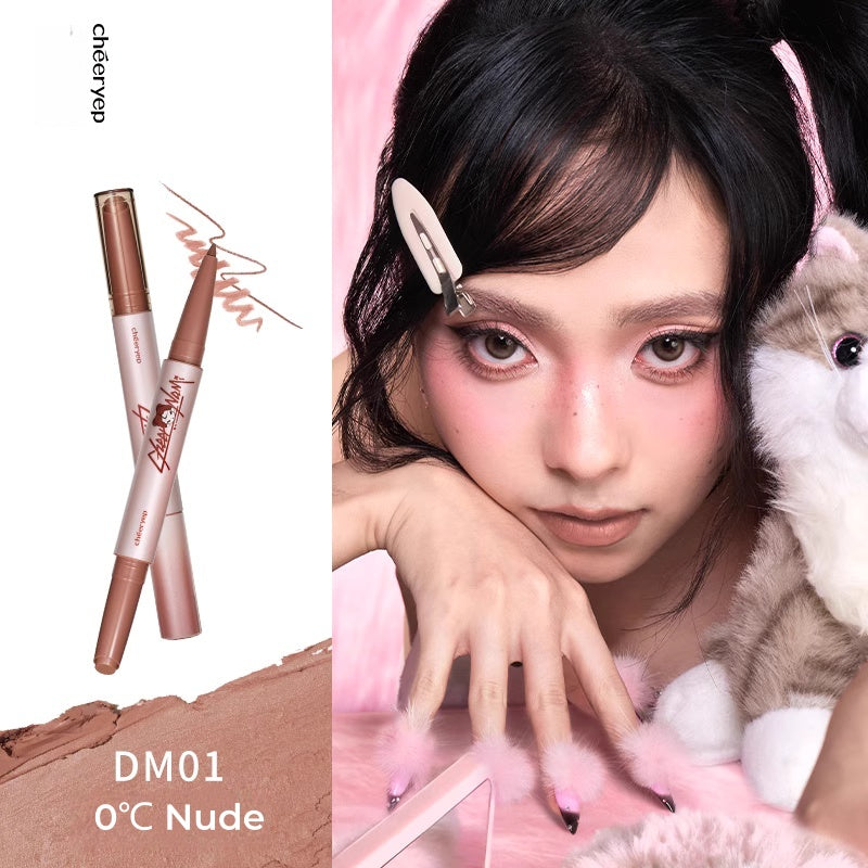 QianYan X DODONAMI Double-head Matte Lipstick Pen T5317