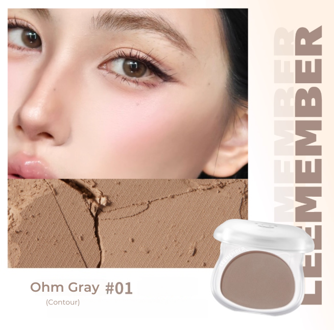 LEEMEMBER Little Bear Collection Matte Highlighter & Contour Powder T5131