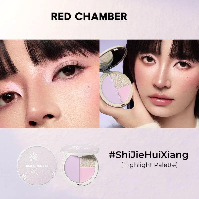 RED CHAMBER Snow Shadow Collection Highlighter & Eyeshadow & Makeup Cream 5412