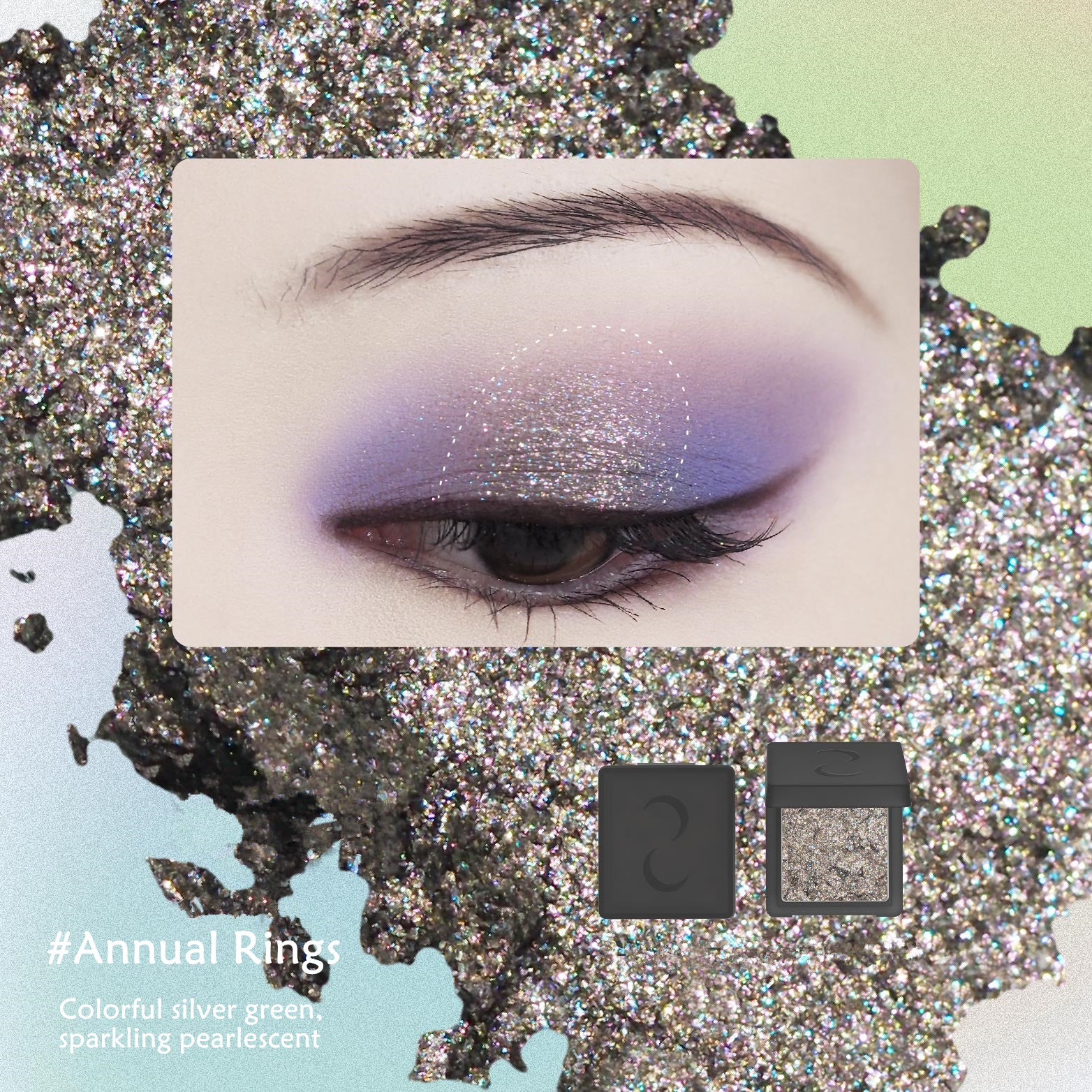 DRAMO Moon Season Pearlescent & Chameleon Monochrome Eyeshadow T4021