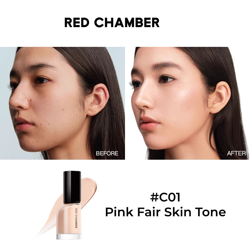 RED CHAMBER Plant Extracts Moist 83% Essence Liquid Foundation T5289
