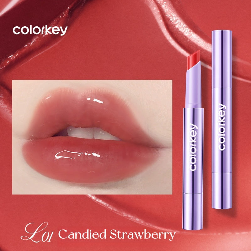 COLORKEY Purple Tube Long-wear Moist Glossy Lipstick T5188