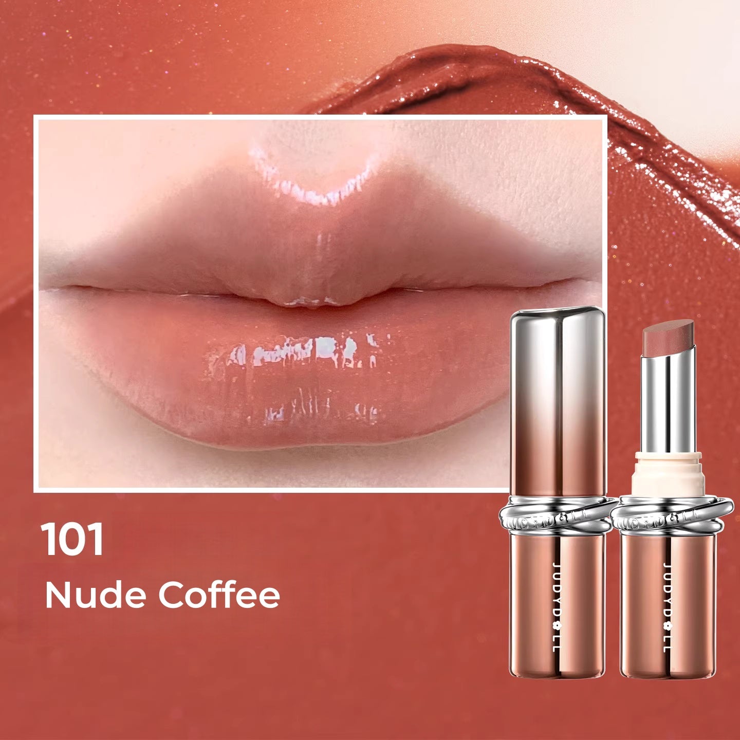 JUDYDOLL Long-wear Moist Collagen Essence Glossy Lipstick T5277