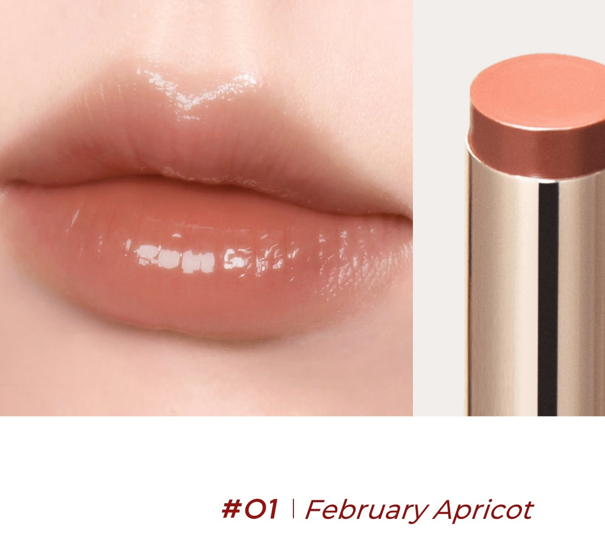 CAREMILLE Moisture Long-wear Sheer Glow Glossy Lipstick T5049