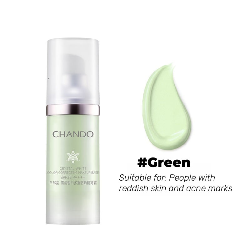 CHANDO Crystal White Color Correcting Makeup Primer SPF32/35 PA+++ T4518