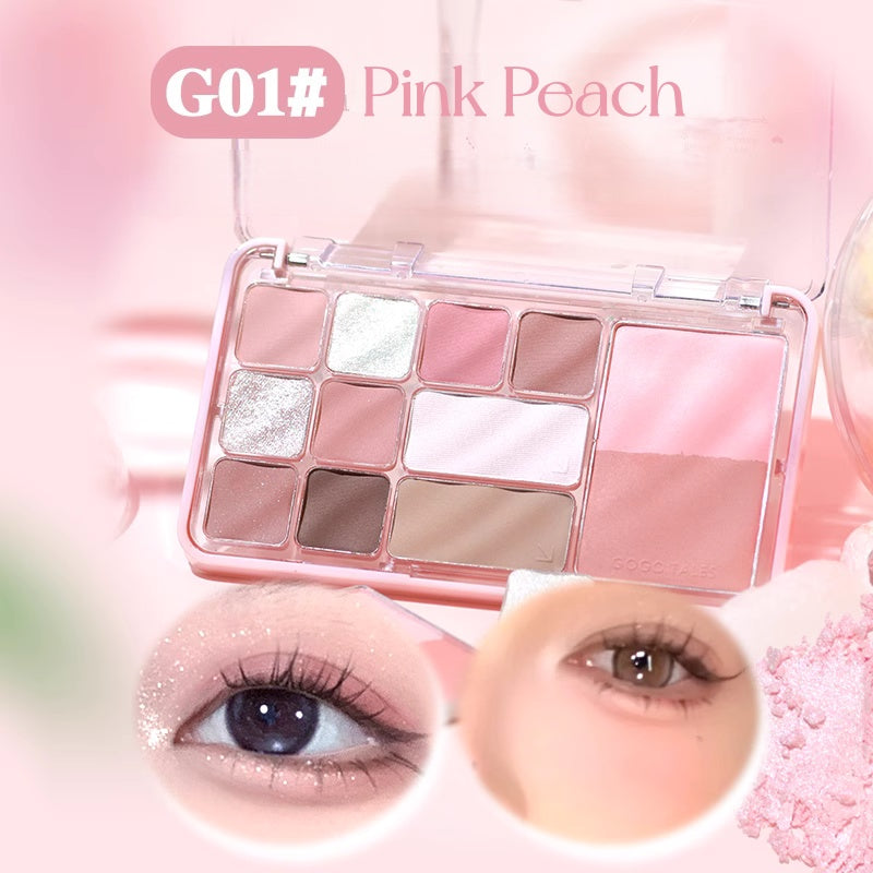 GOGO TALES Eyeshadow & Blusher & Contour Makeup Palette T5241