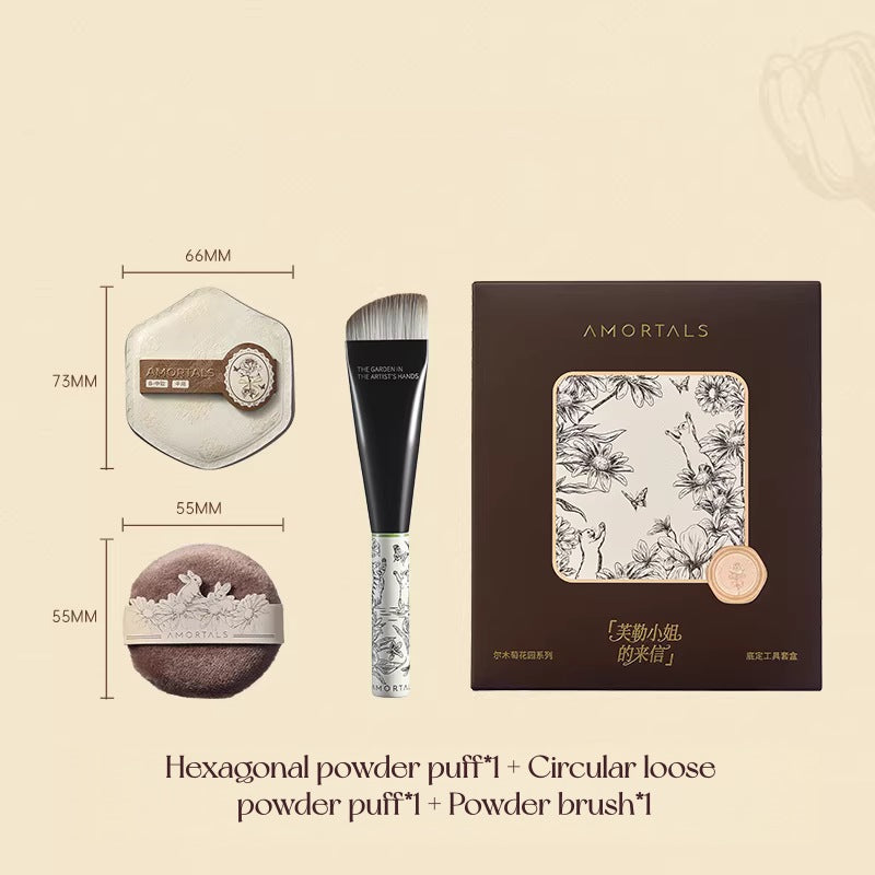 AMORTALS Garden Collection 2.0 Makeup Foundation Tool Set T5643