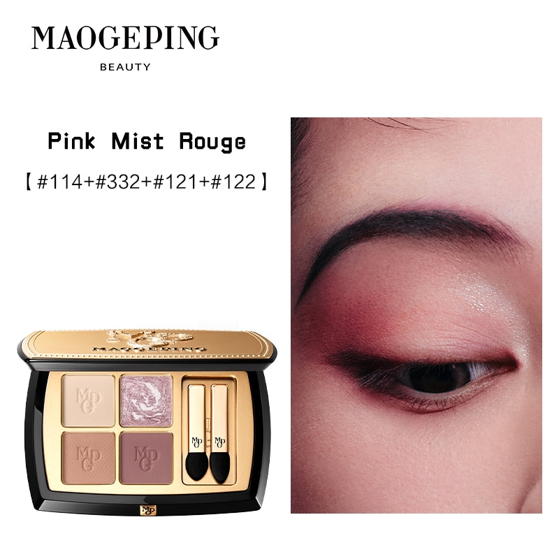 MAOGEPING True Color of Earth 4-color Eyeshadow Palette T5068
