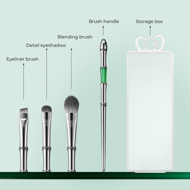 Lishu Bamboo Joints Collection Professional Makeup Brush Set T4945