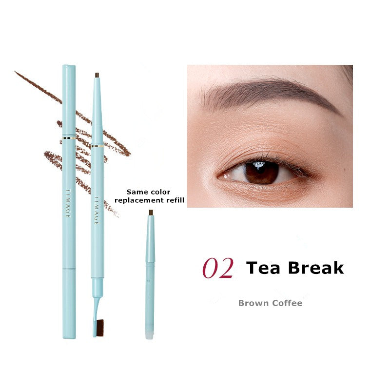 TIMAGE Double-headed Waterproof Eyebrow Pencil T3135