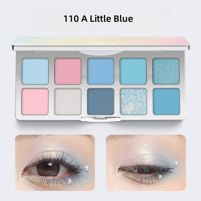 SheDella Colorful Dream 10-Color Eyeshadow Palette T4434