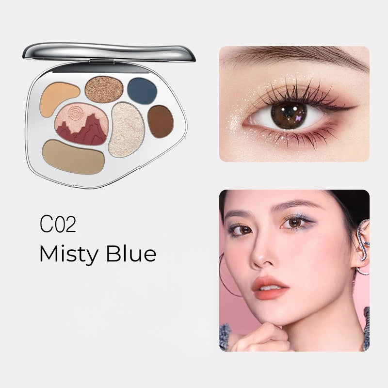 CATKIN Silver Mirror 7-color All-In-One Makeup Palette T5027