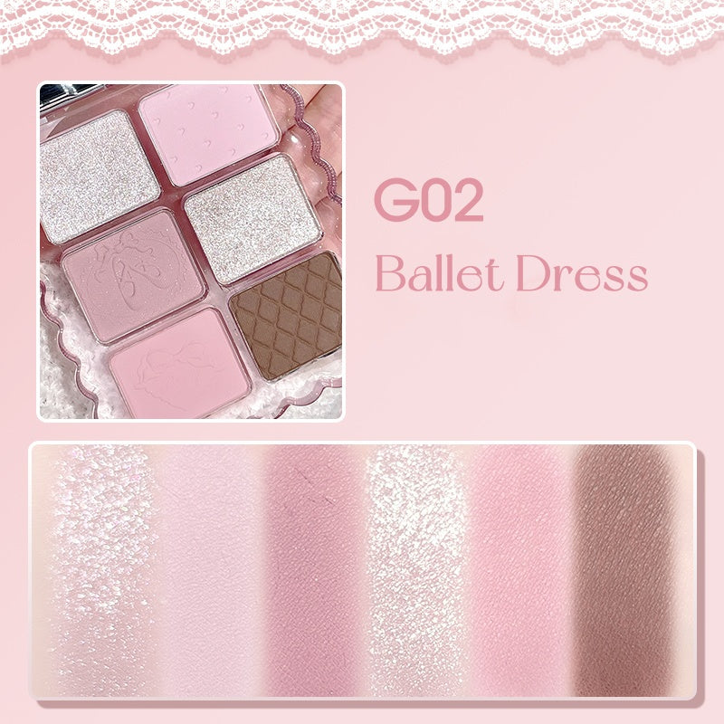 GOGO TALES Sweet Pink Ballet Collection Eyeshadow Palette T4845