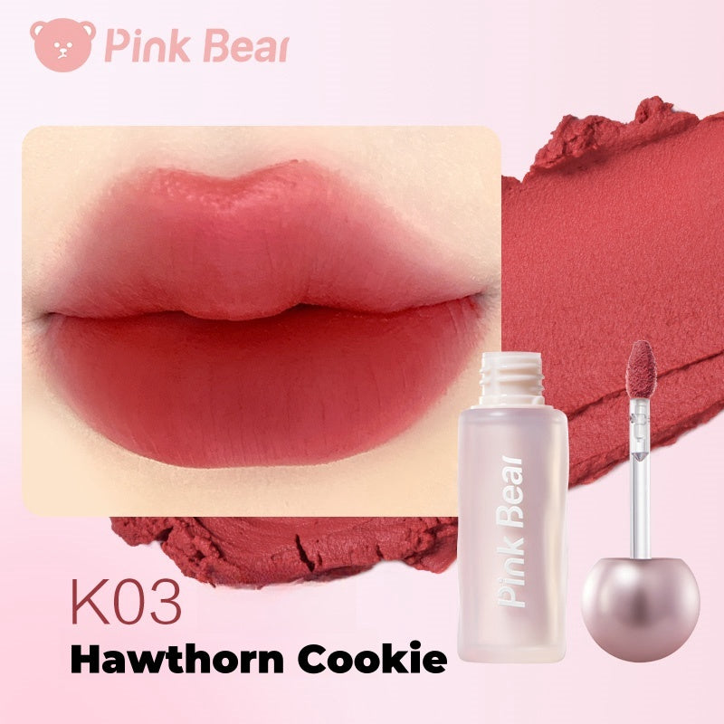 PINK BEAR Long-wear Silky Ceamy Matte Lip Mud T4313