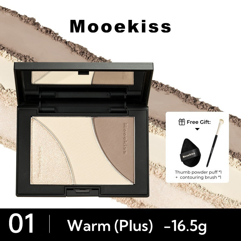 MOOEKISS Brighten Matte Highlighter Makeup Contour Palette T4694