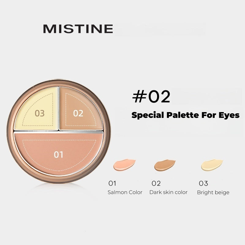 MISITINE Long-wear High Coverage 3-color Concealer Cream T4454