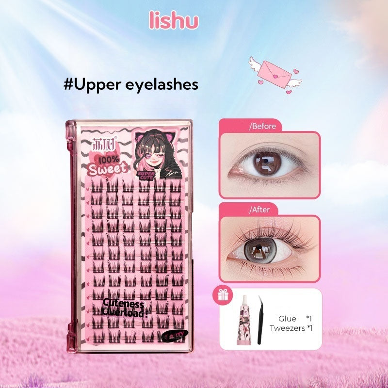 Lishu Cat Ears Natural Photogenic Flase Eyelashes T4592
