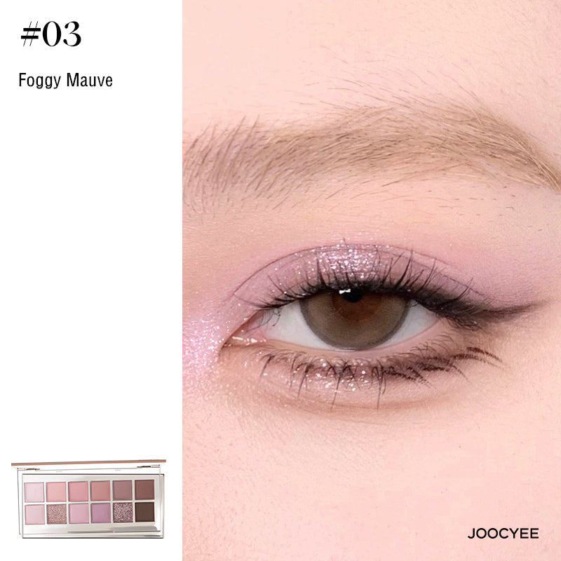JOOCYEE 12 Shades Matte Pearlescent Eyeshadow Palette T3866