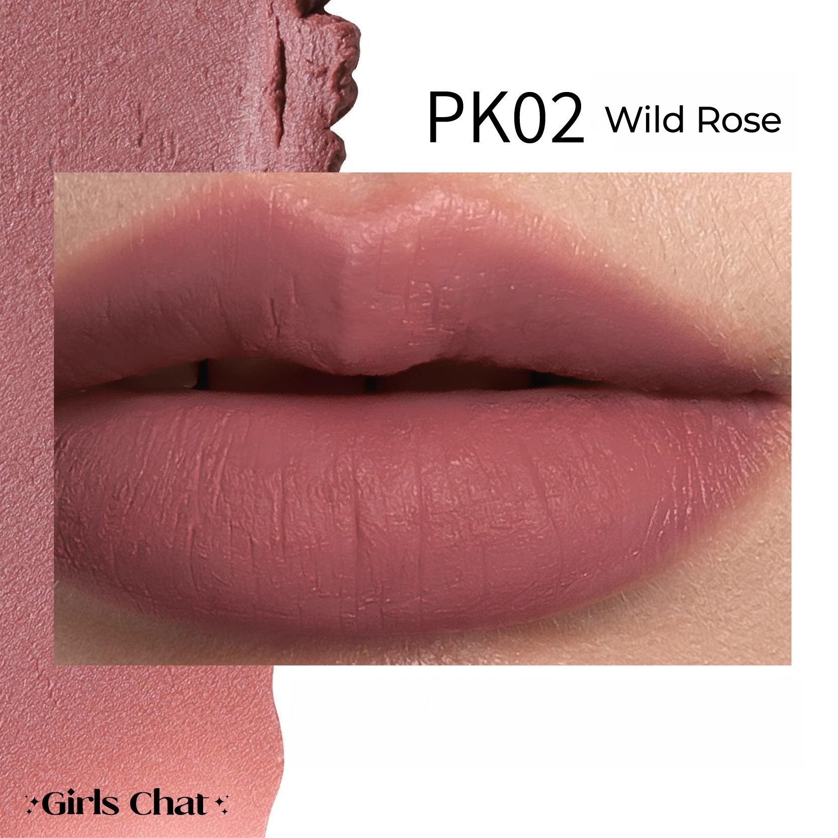 GIRLS CHAT Romantic Rebel Collection Matte Lip Glaze T5367
