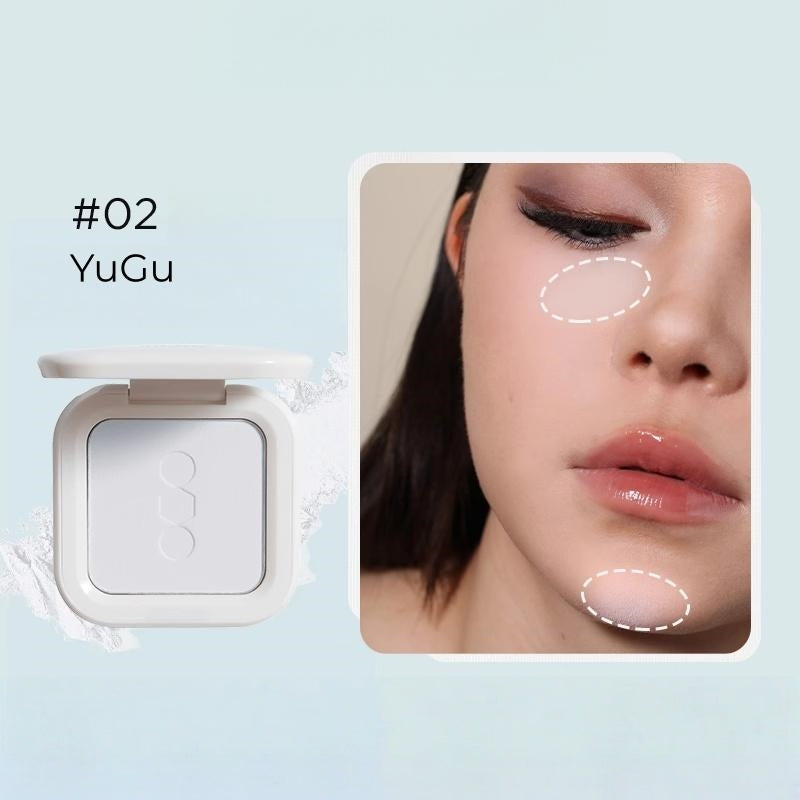 ODDITY Facial 3D Brightening Matte Highlighter Powder T5315