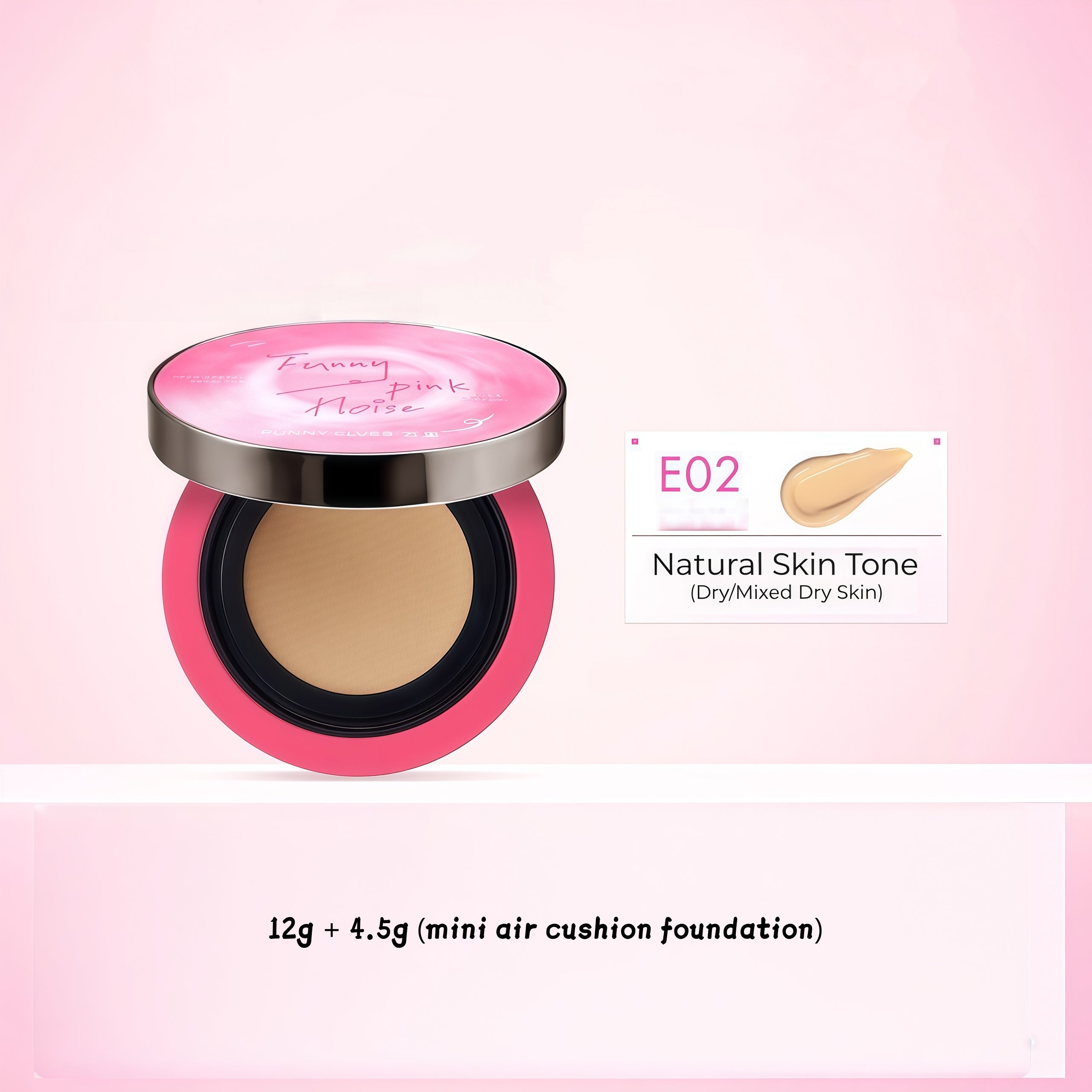 Funny Elves Ling-wear Oil-control Moist Air Cushion Foundation (2.0) T5328