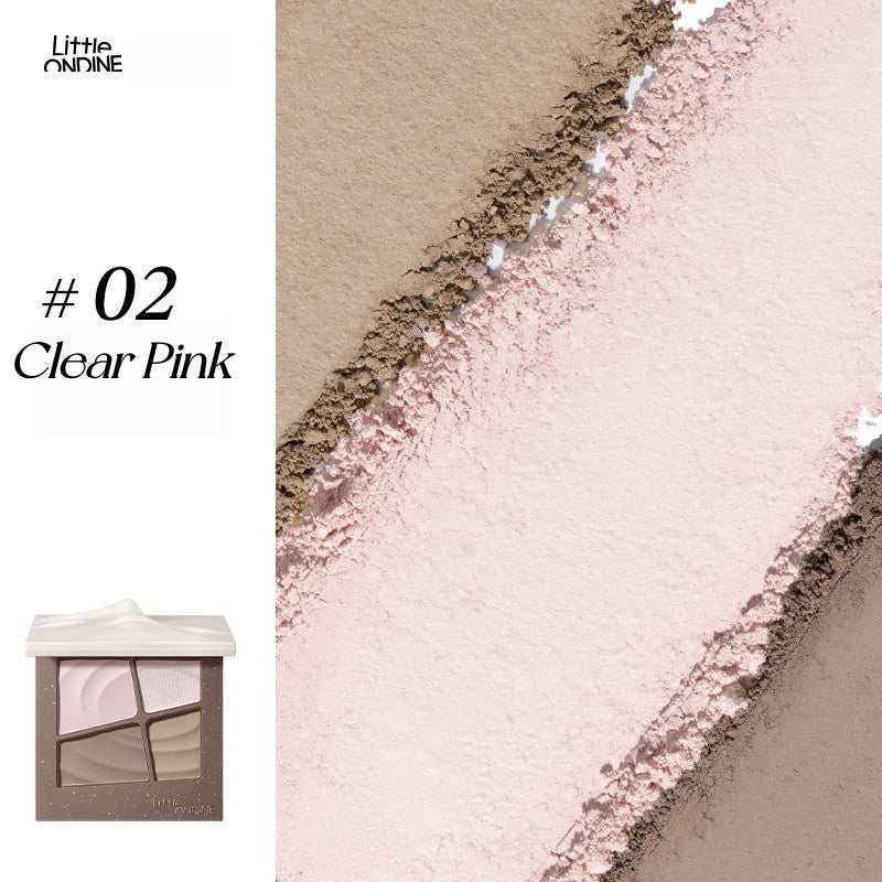 LITTLE ONDINE Contour & Highlighter Makeup Palette T5445