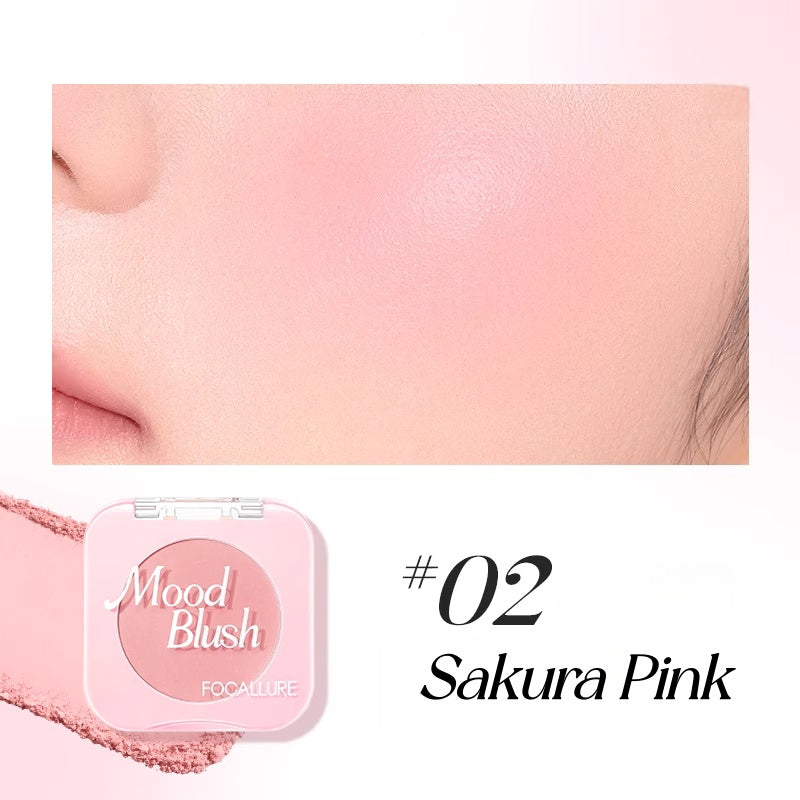 FOCALLURE Long-wear Moist Silky Mood Matte Blusher T5336