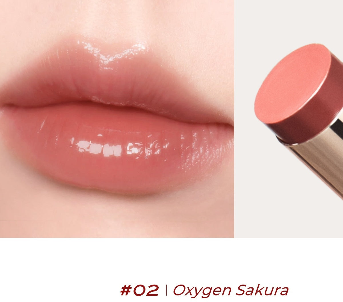 CAREMILLE Moisture Long-wear Sheer Glow Glossy Lipstick T5049