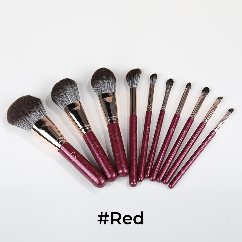 FIX+ Peach Blossom Collection Professional Makeup Brush 10 Pcs Set T4922
