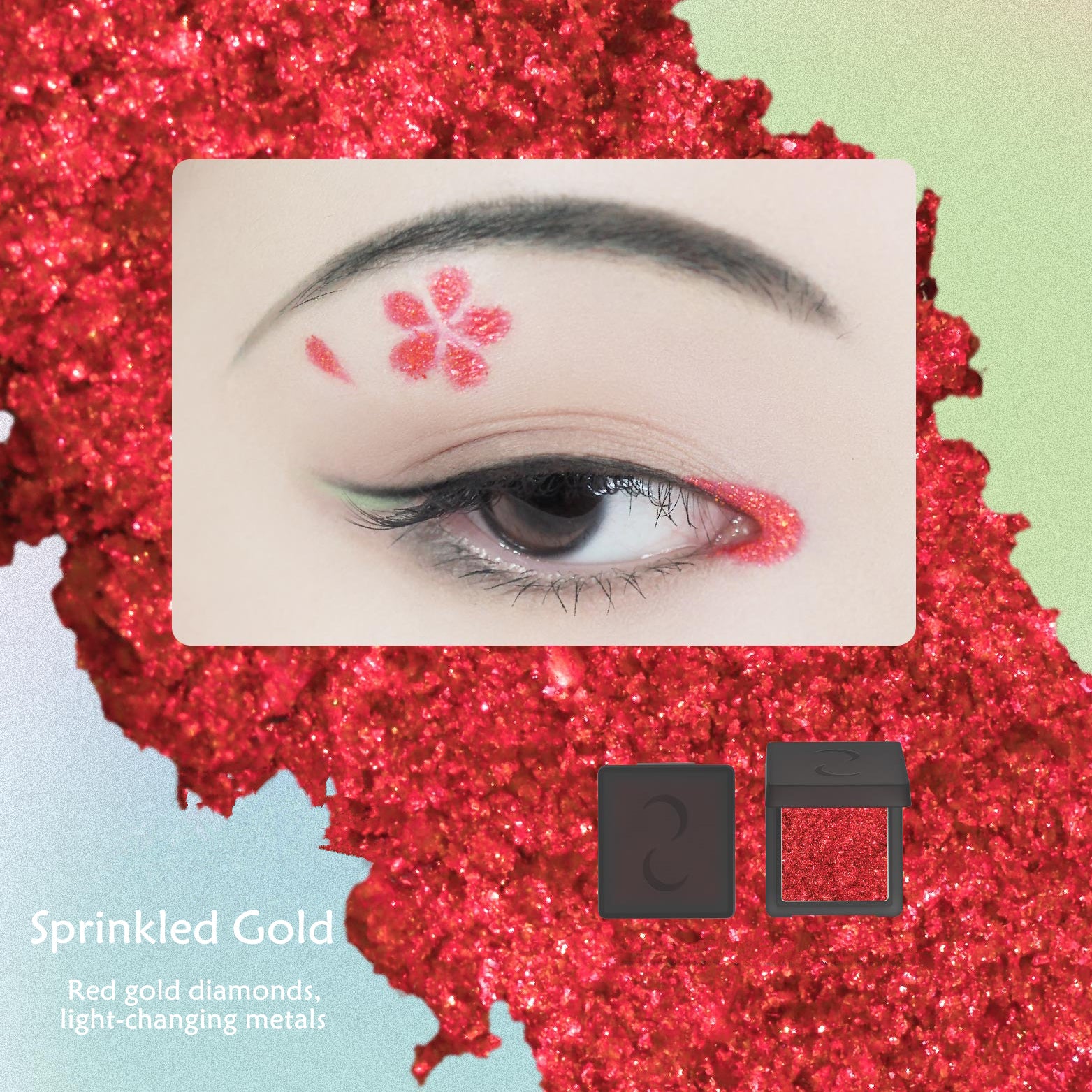 DRAMO Moon Season Pearlescent & Chameleon Monochrome Eyeshadow T4021