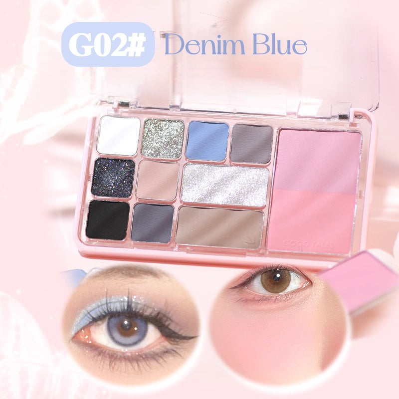 GOGO TALES Eyeshadow & Blusher & Contour Makeup Palette T5241