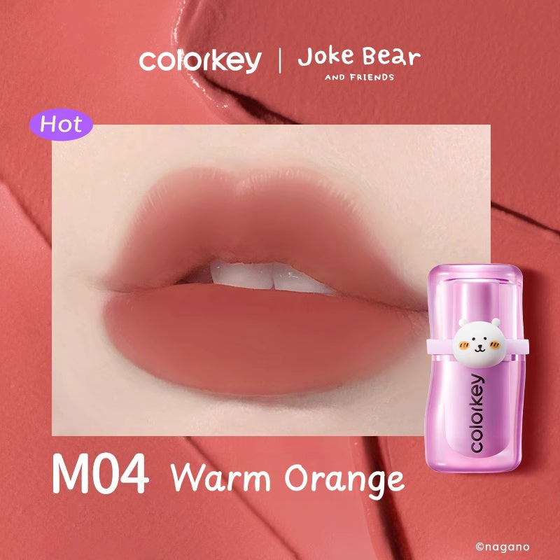 COLORKEY X Joke Bear And Friends Collection Moist Matte Lip Glaze T5286