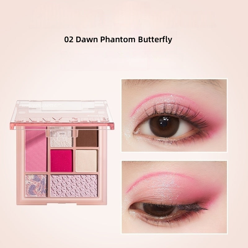 UNNY CLUB Fantasy Butterfly 7-color Eyeshadow Palette T4440