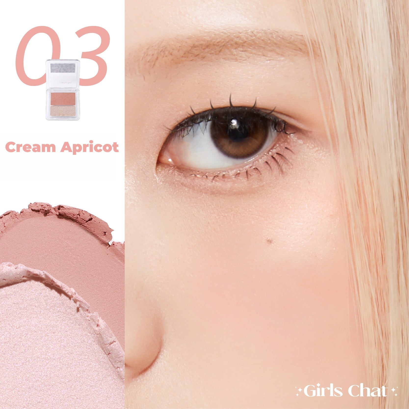 GIRLS CHAT Neon Leopard Collection Blusher & Highlighter Makeup Palette T4582